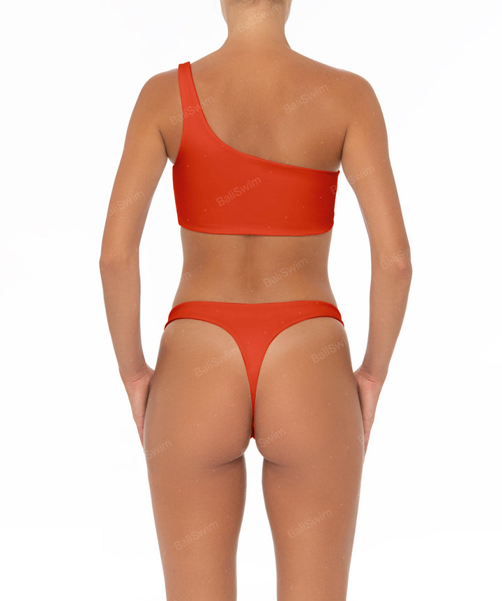 BSWS-T05 One Shoulder Bikini Top