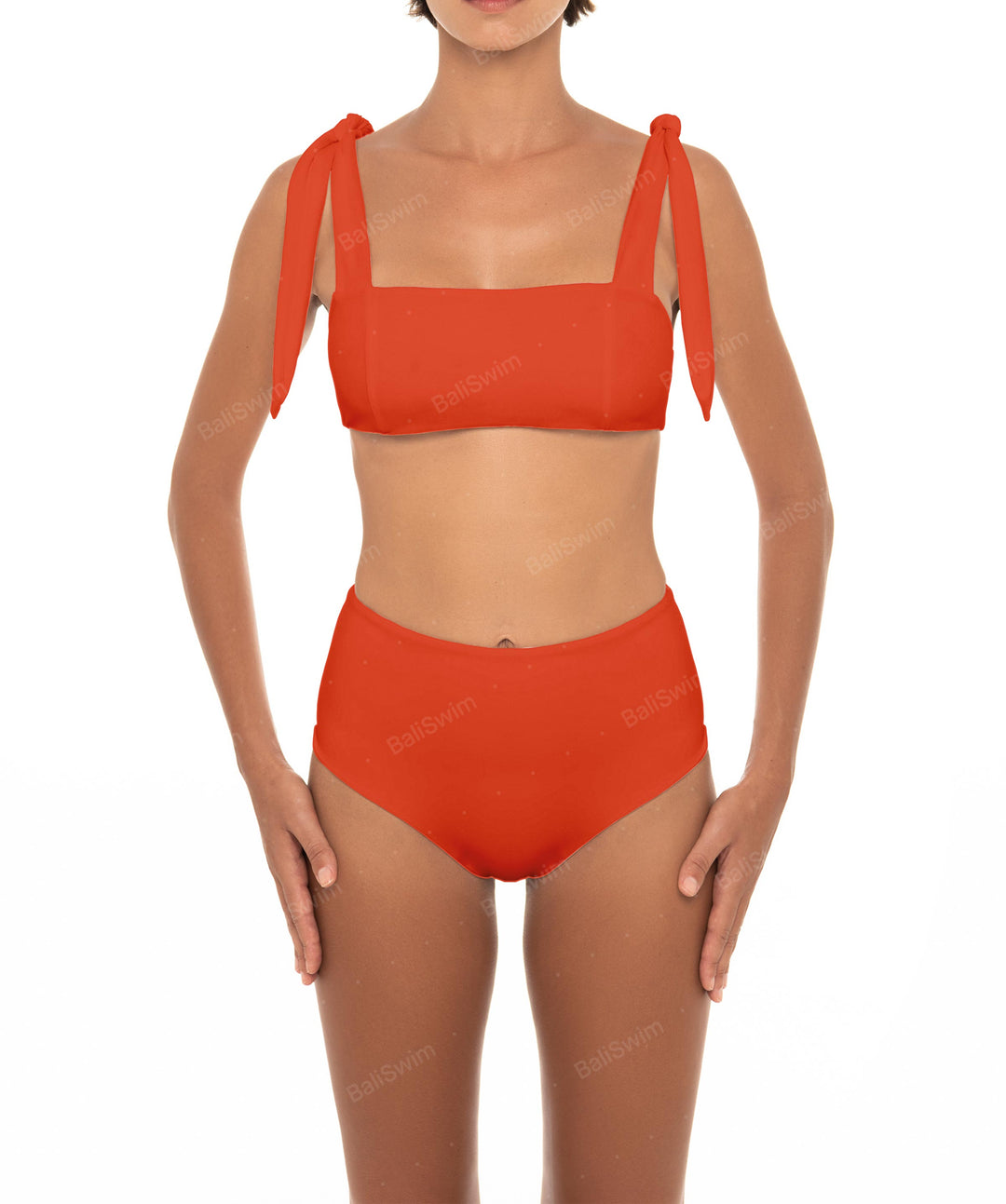 BSWS-T26 Tie Shoulder Bikini Top
