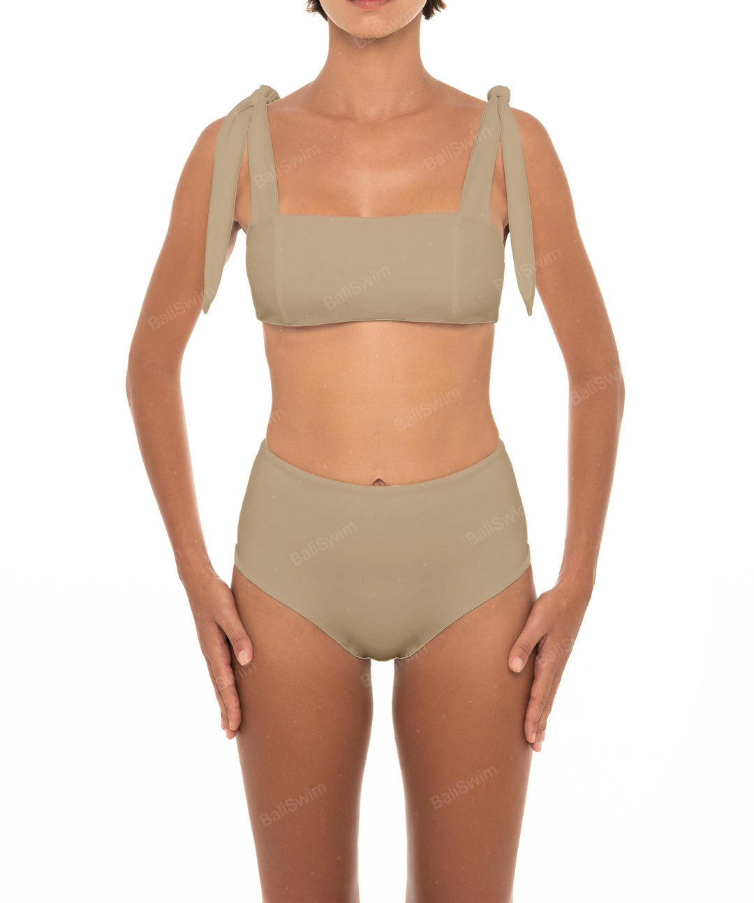 BSWS-T26 Tie Shoulder Bikini Top