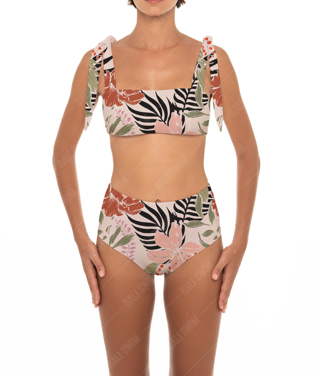 BSWS-T26 Tie Shoulder Bikini Top