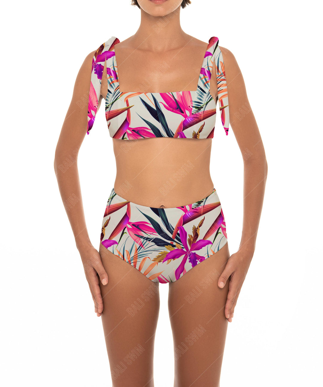 BSWS-T26 Tie Shoulder Bikini Top