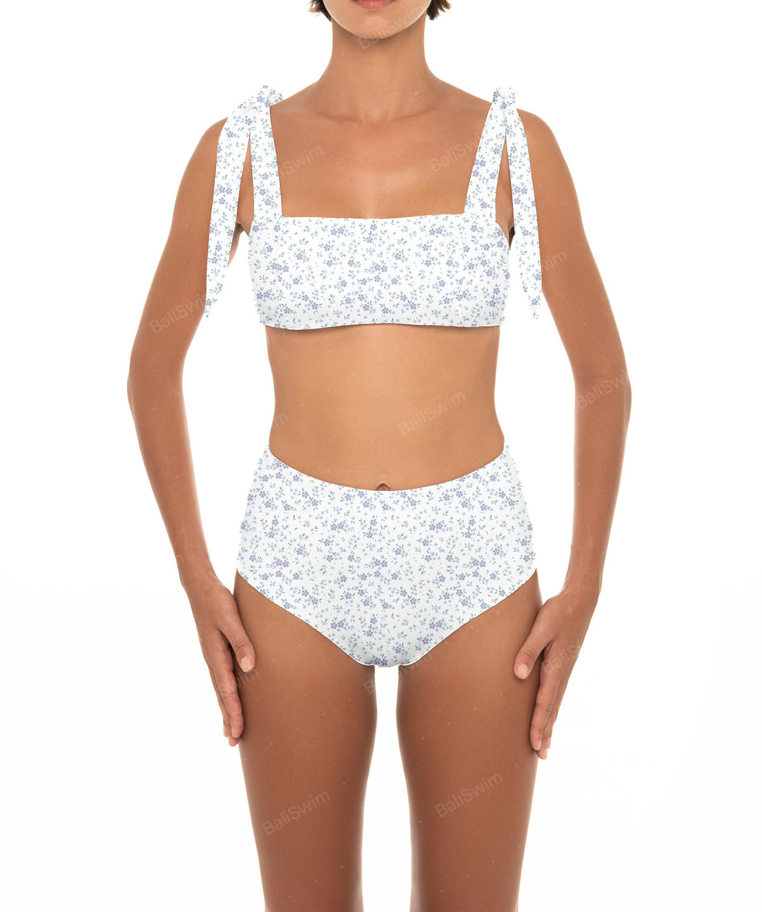 BSWS-T26 Tie Shoulder Bikini Top