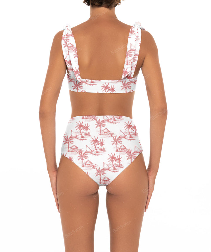 BSWS-T26 Tie Shoulder Bikini Top