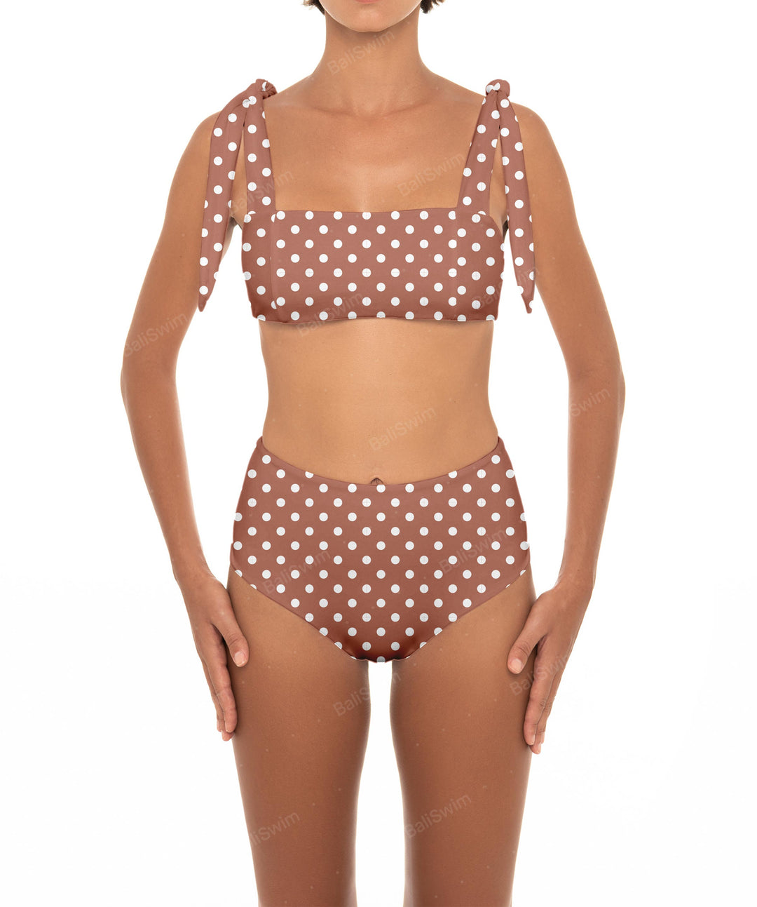 BSWS-T26 Tie Shoulder Bikini Top