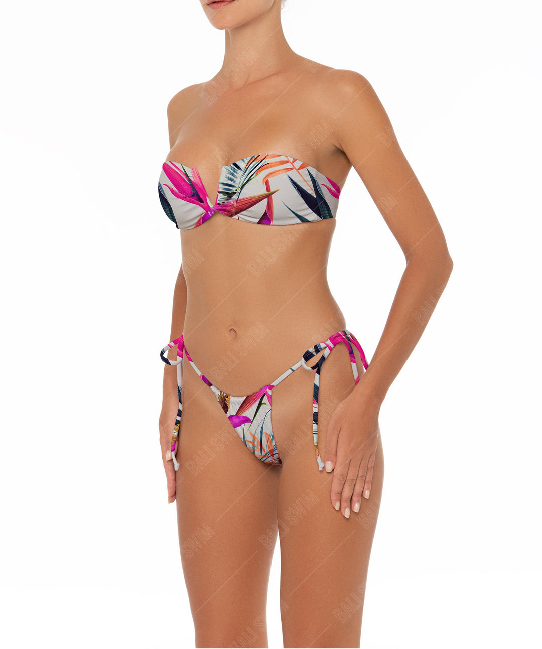 BSWS-T34 V-Wire Bandeau Bikini Top