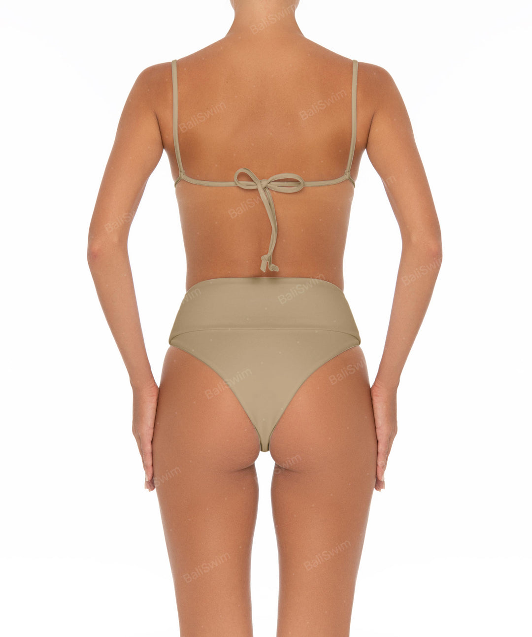 BSWS-B37 High Rise Bikini Bottom