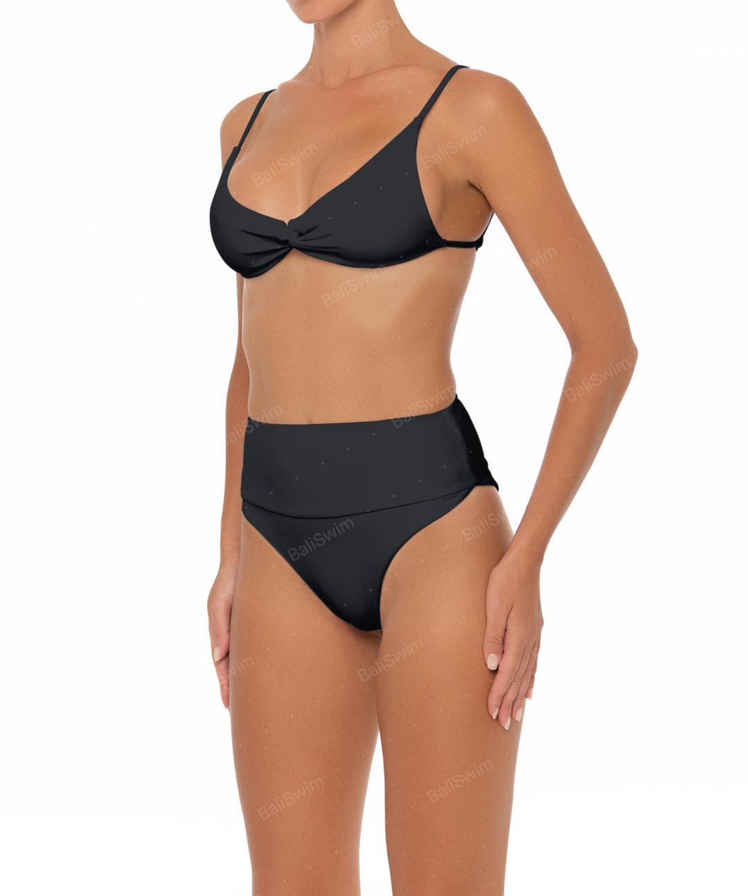 BSWS-B37 High Rise Bikini Bottom