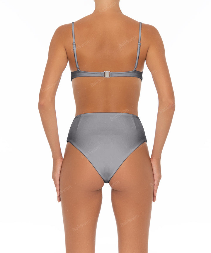 BSWS-B40 Darted High Rise Bikini Bottom