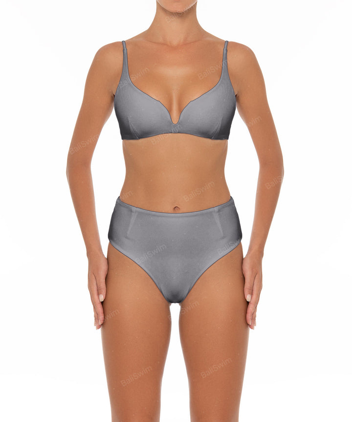 BSWS-B40 Darted High Rise Bikini Bottom