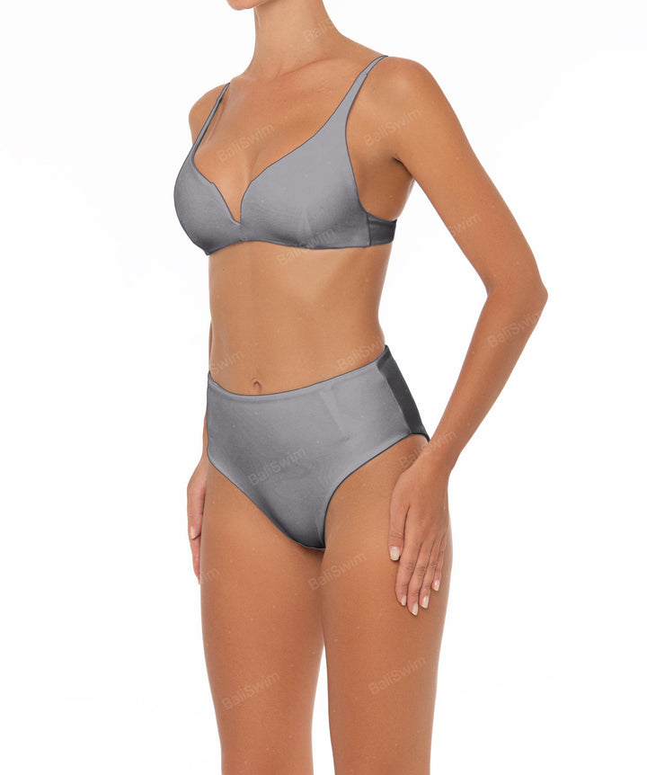 BSWS-B40 Darted High Rise Bikini Bottom