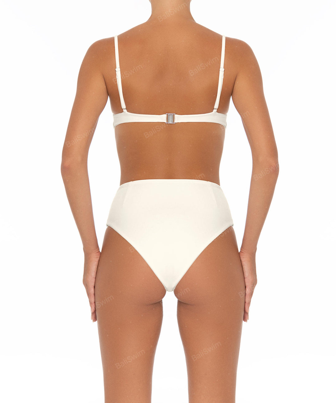 BSWS-B40 Darted High Rise Bikini Bottom
