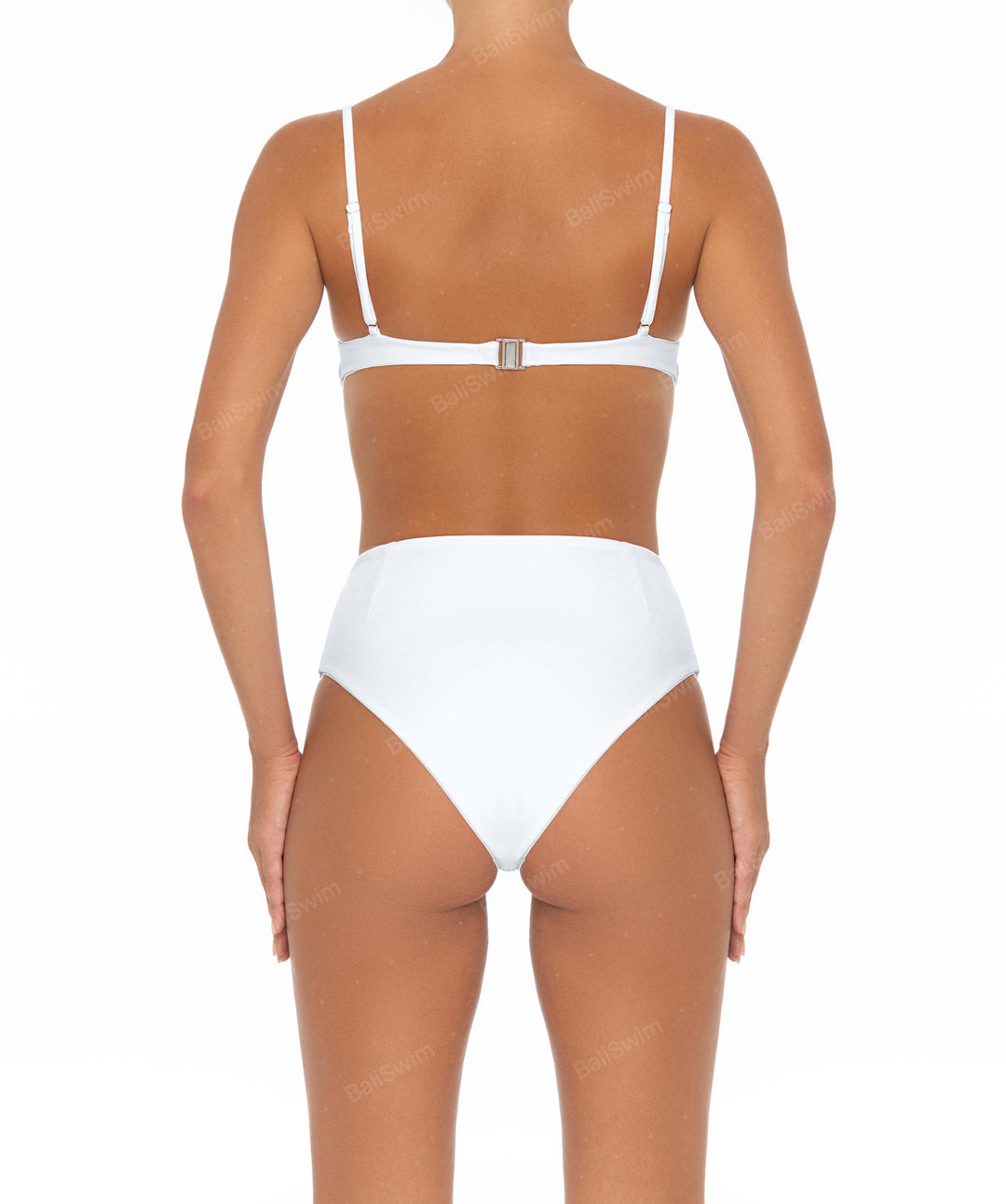 BSWS-B40 Darted High Rise Bikini Bottom