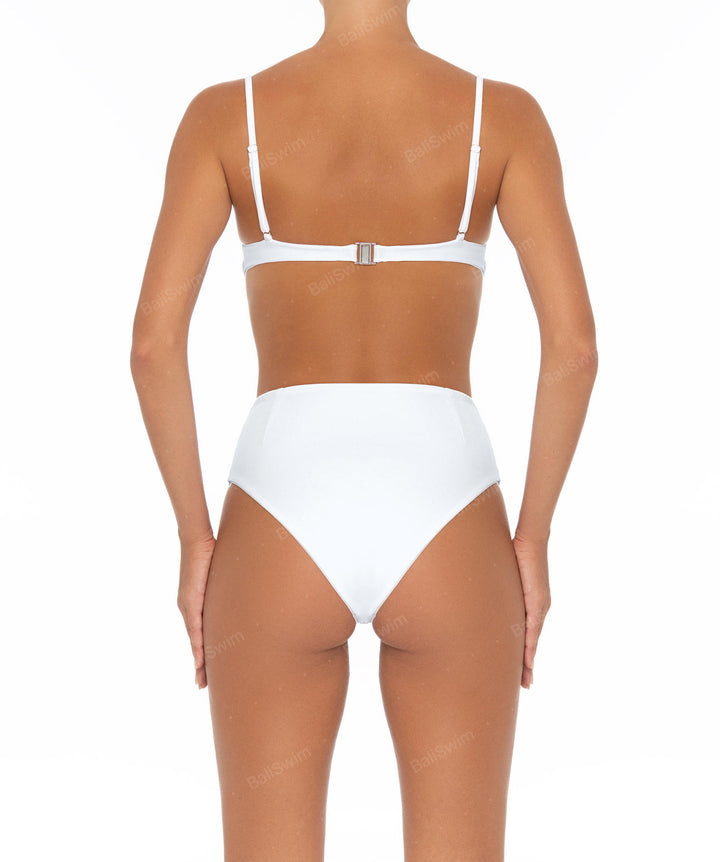 BSWS-B40 Darted High Rise Bikini Bottom