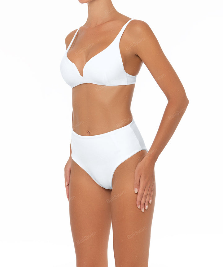 BSWS-B40 Darted High Rise Bikini Bottom