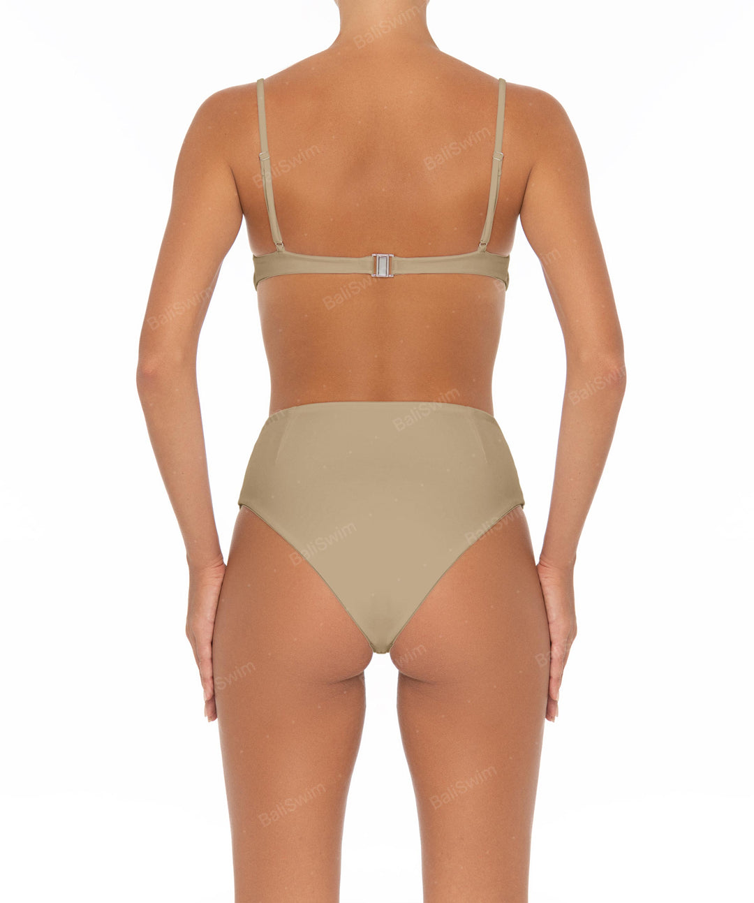 BSWS-B40 Darted High Rise Bikini Bottom
