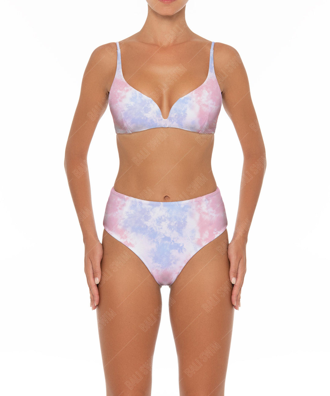 BSWS-B40 Darted High Rise Bikini Bottom