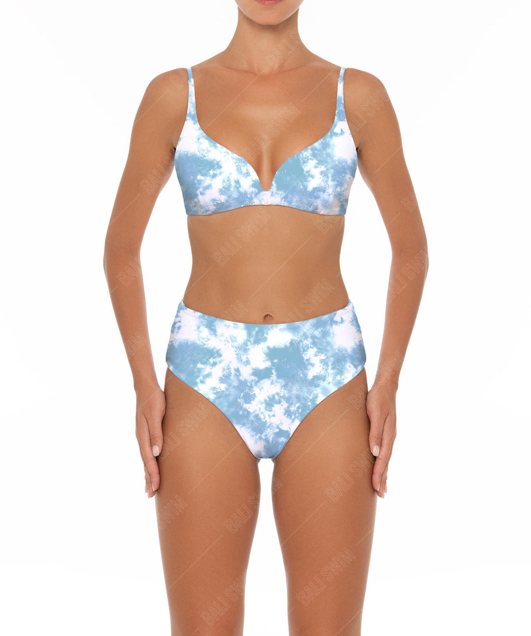 BSWS-B40 Darted High Rise Bikini Bottom