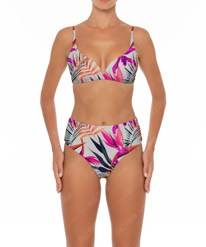 BSWS-B40 Darted High Rise Bikini Bottom