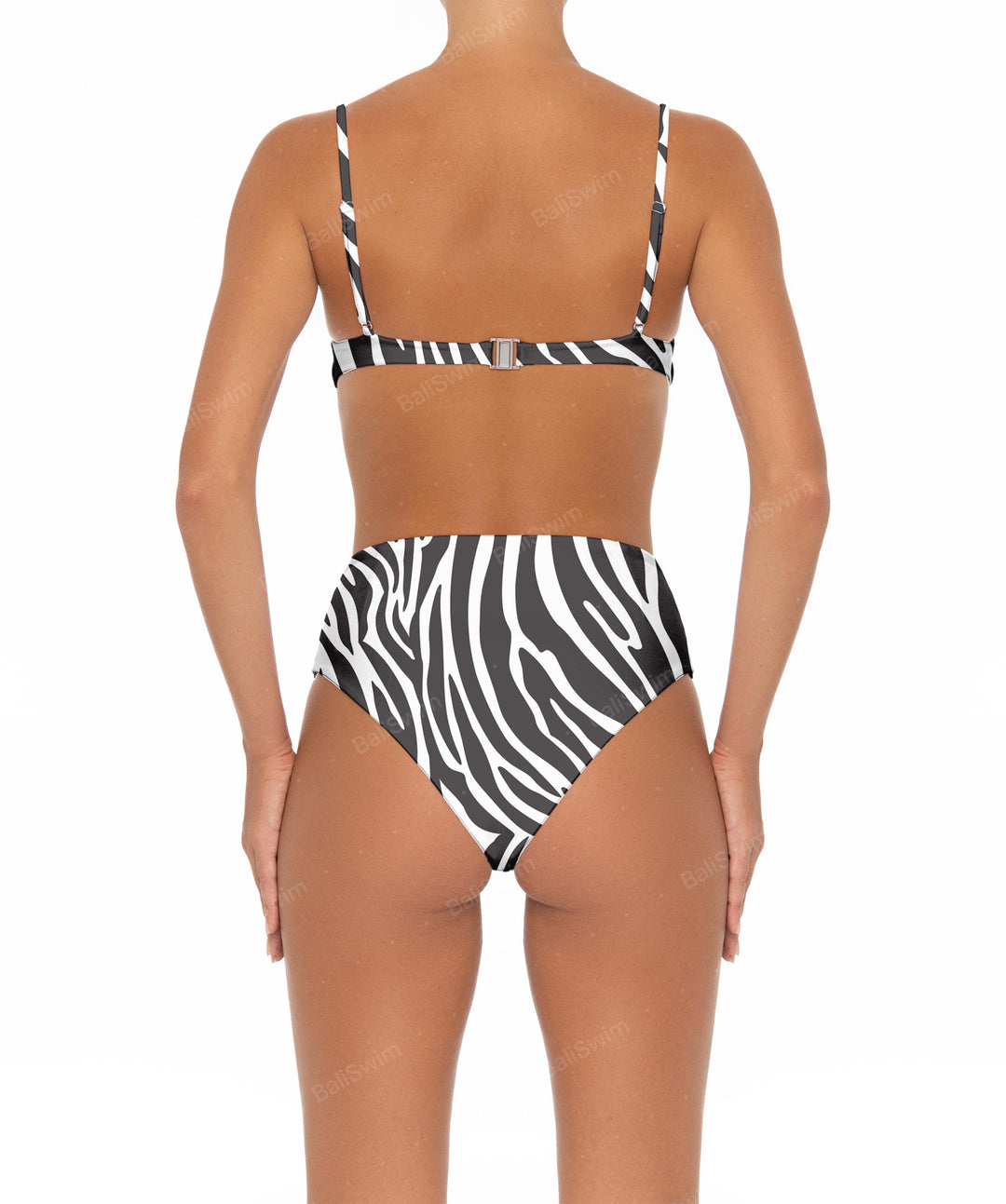 BSWS-B40 Darted High Rise Bikini Bottom