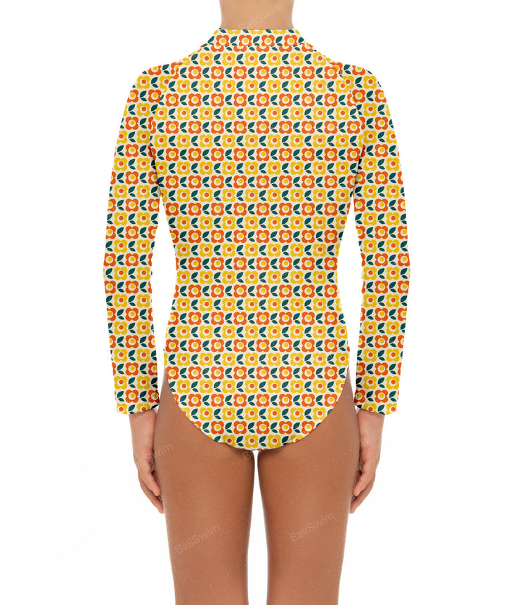 BSGS-RS02 Girl's Rash Guard One Piece