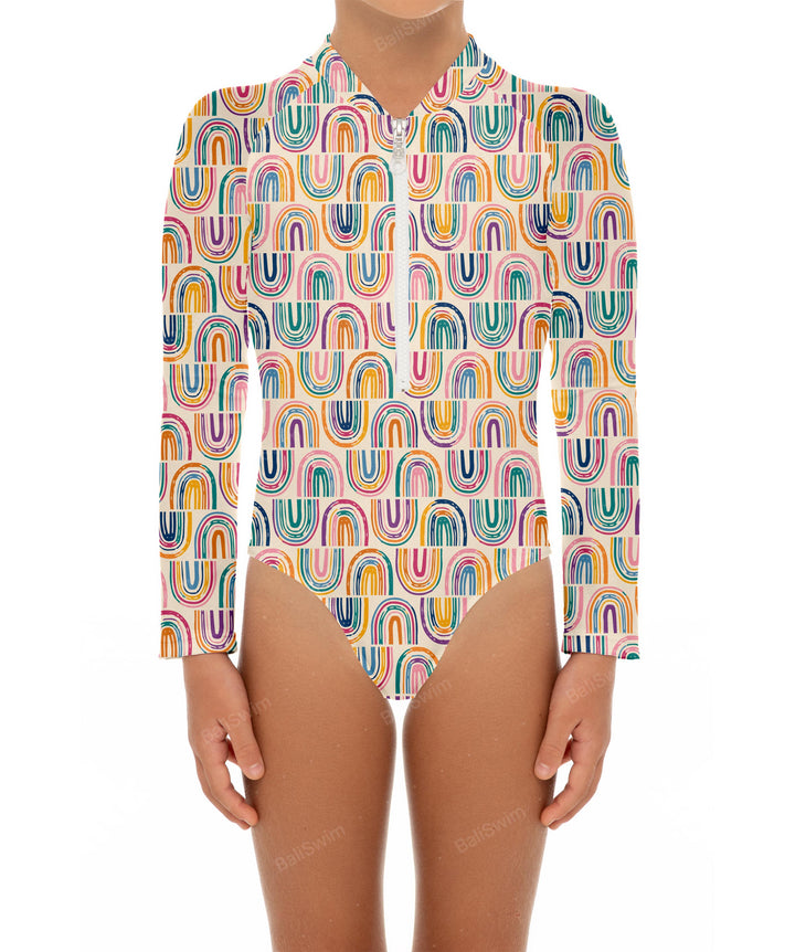 BSGS-RS02 Girl's Rash Guard One Piece