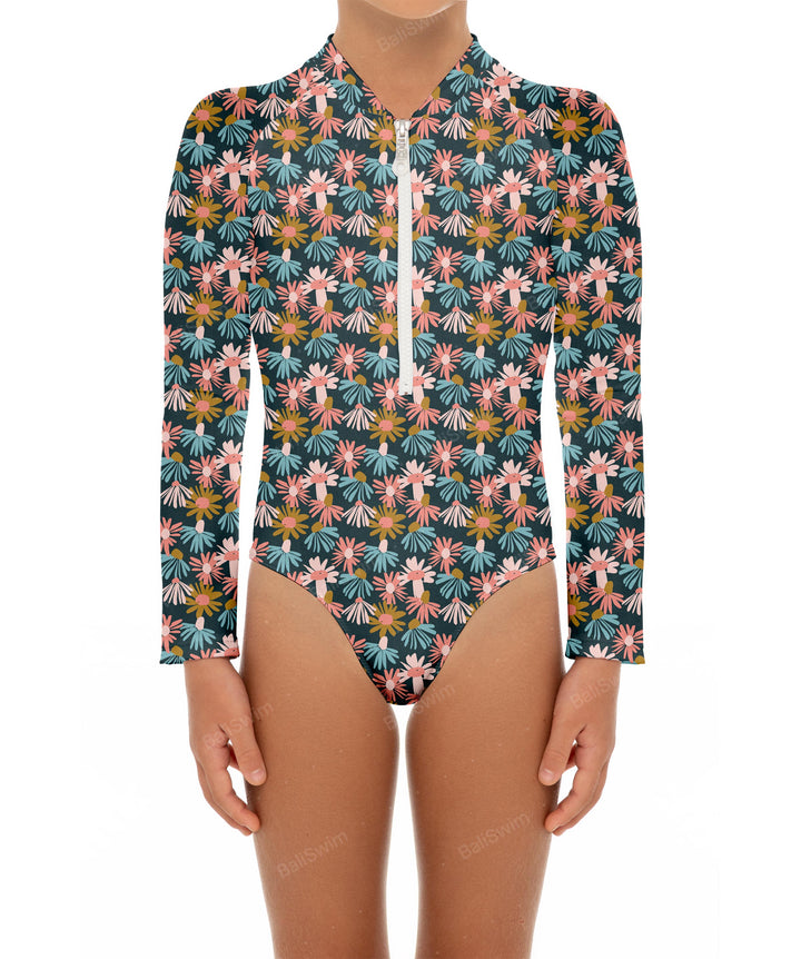 BSGS-RS02 Girl's Rash Guard One Piece