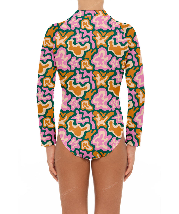 BSGS-RS02 Girl's Rash Guard One Piece