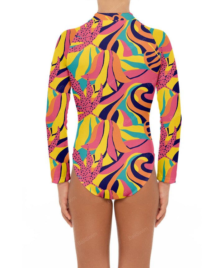 BSGS-RS02 Girl's Rash Guard One Piece