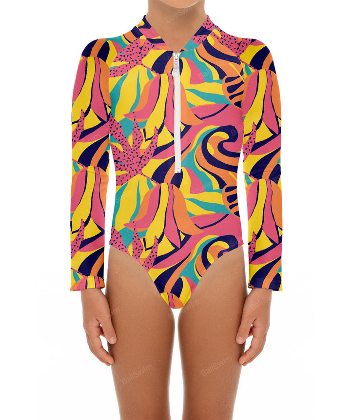 BSGS-RS02 Girl's Rash Guard One Piece