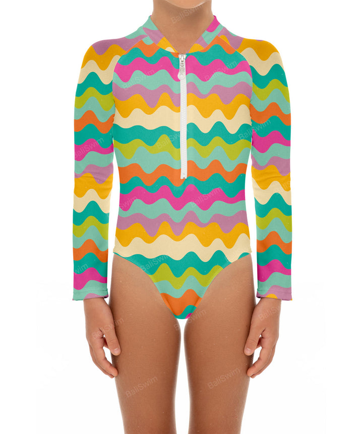 BSGS-RS02 Girl's Rash Guard One Piece