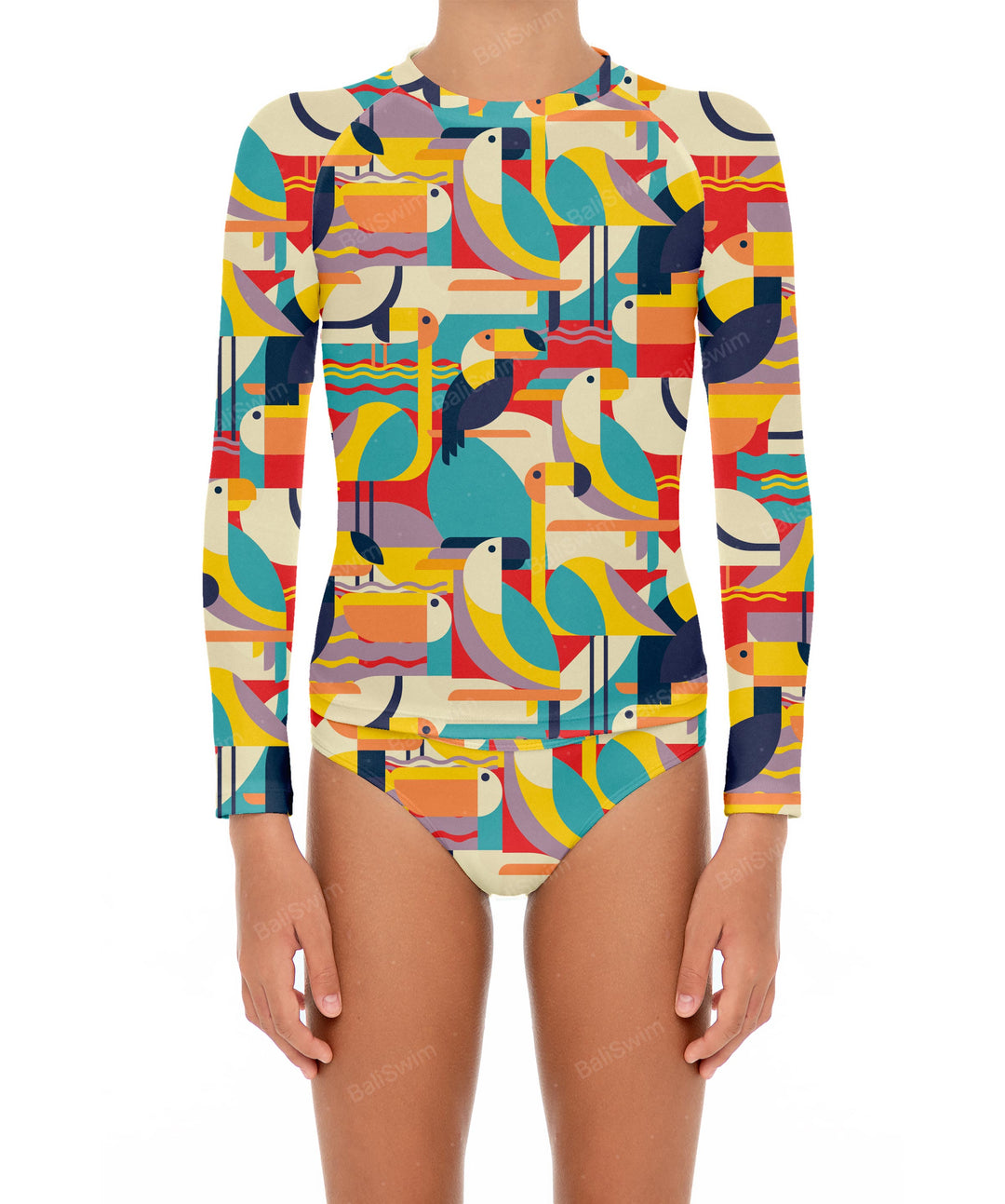 BSGS-RT03 Girl's Rash Guard Top