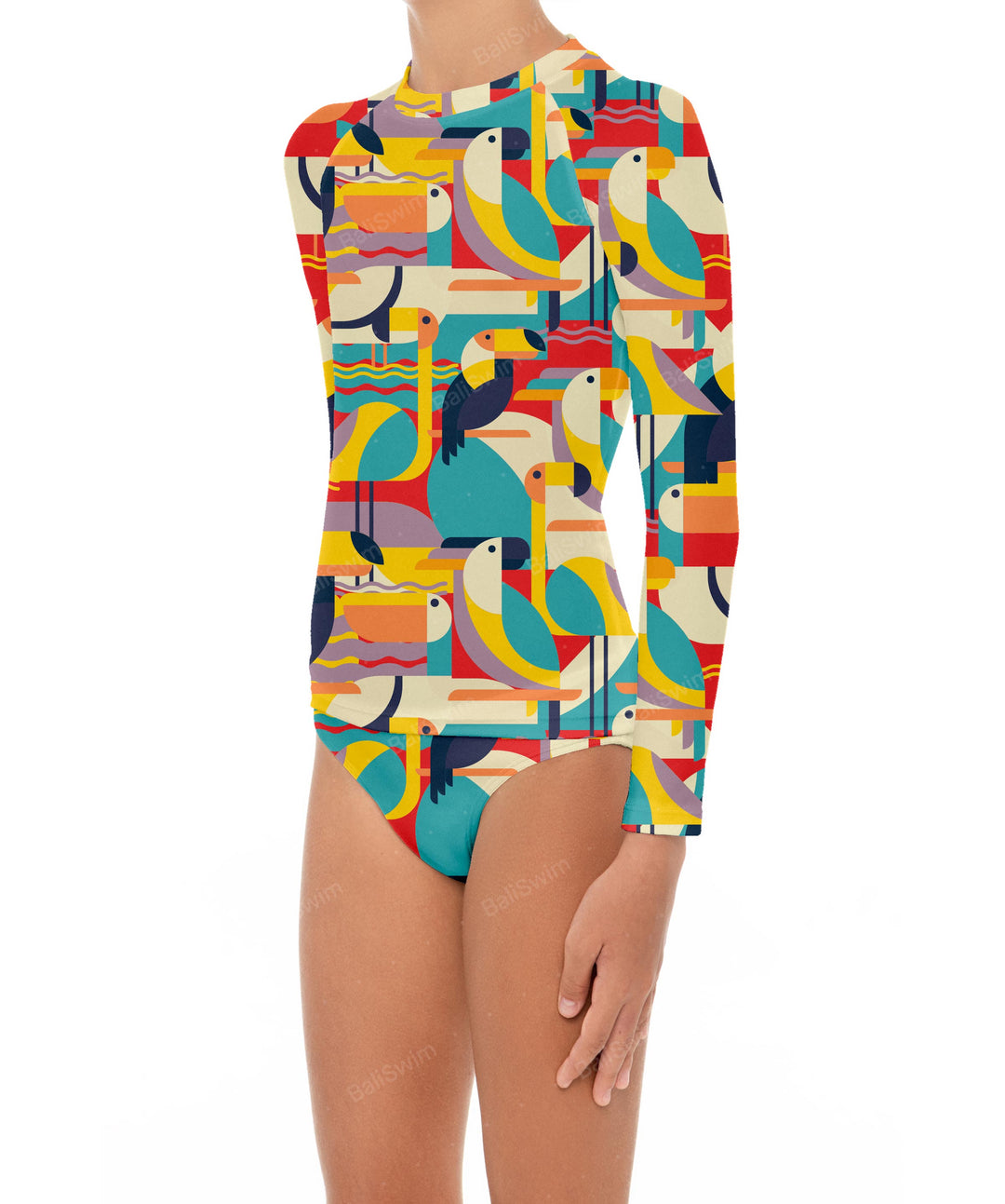 BSGS-RT03 Girl's Rash Guard Top