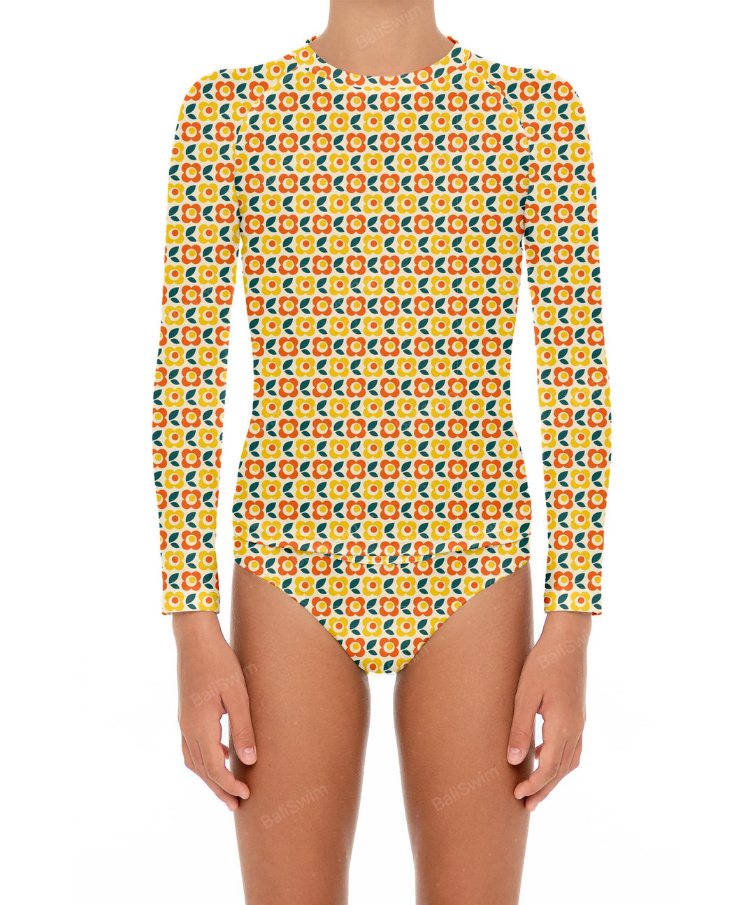 BSGS-RT03 Girl's Rash Guard Top