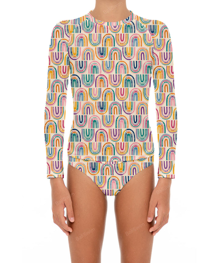 BSGS-RT03 Girl's Rash Guard Top