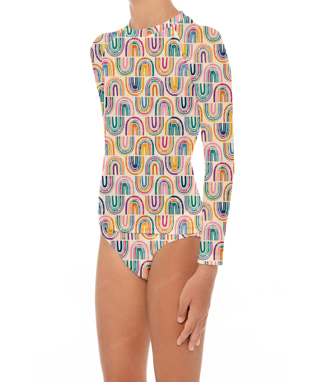 BSGS-RT03 Girl's Rash Guard Top