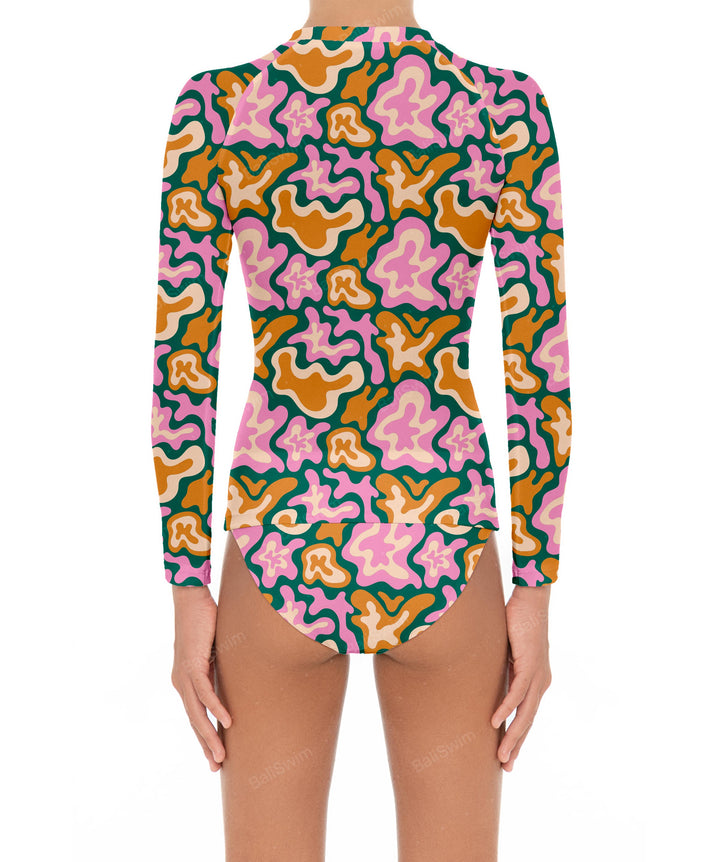 BSGS-RT03 Girl's Rash Guard Top