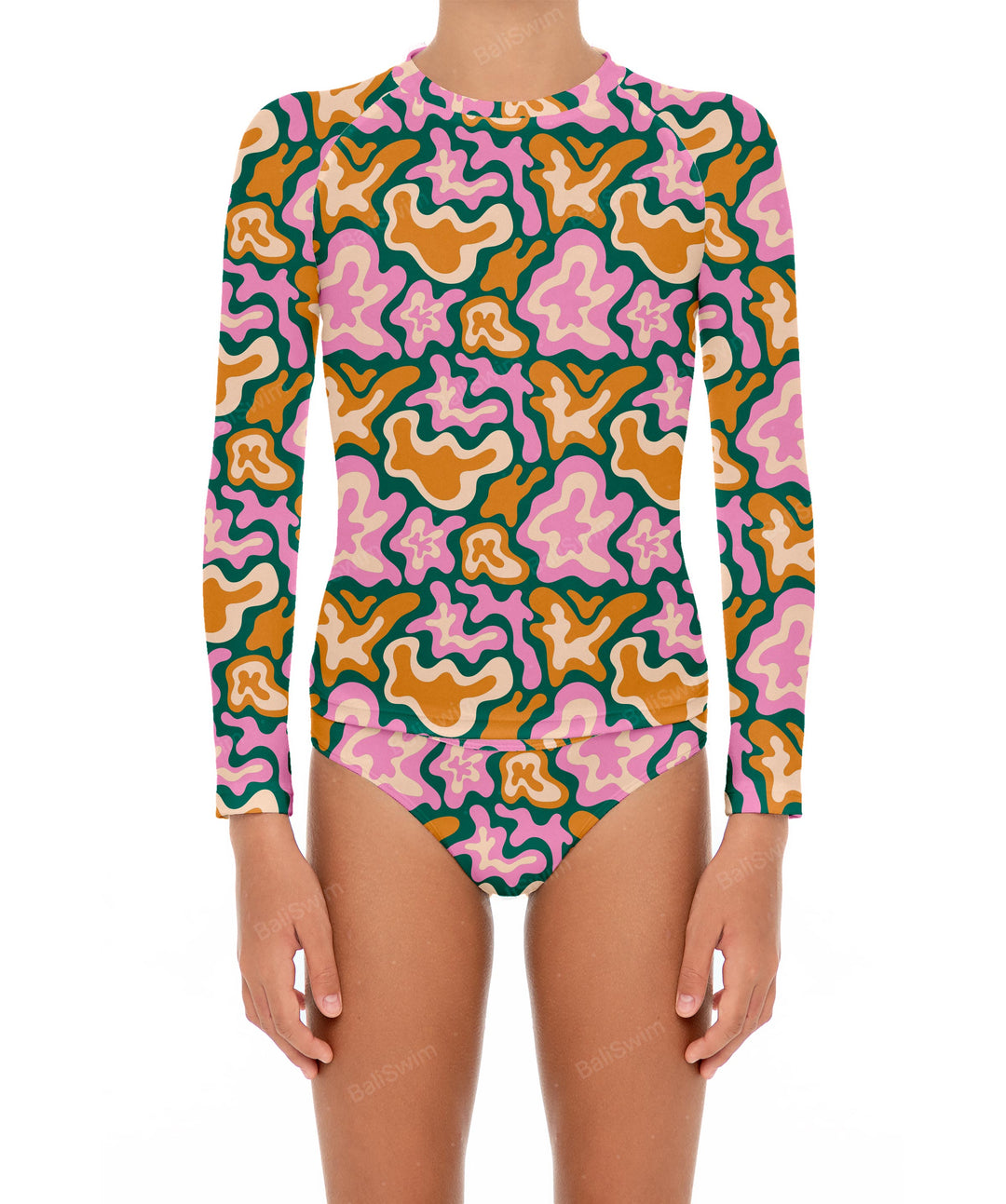 BSGS-RT03 Girl's Rash Guard Top