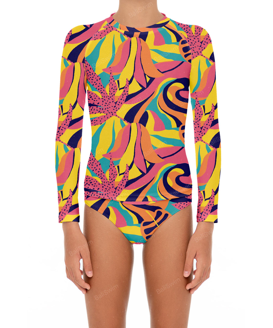 BSGS-RT03 Girl's Rash Guard Top
