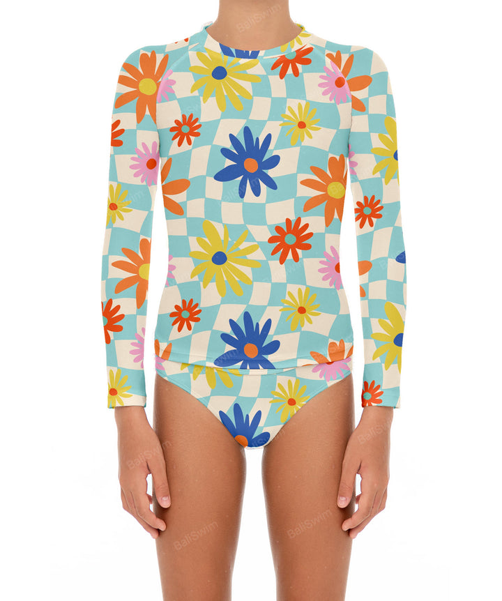 BSGS-RT03 Girl's Rash Guard Top