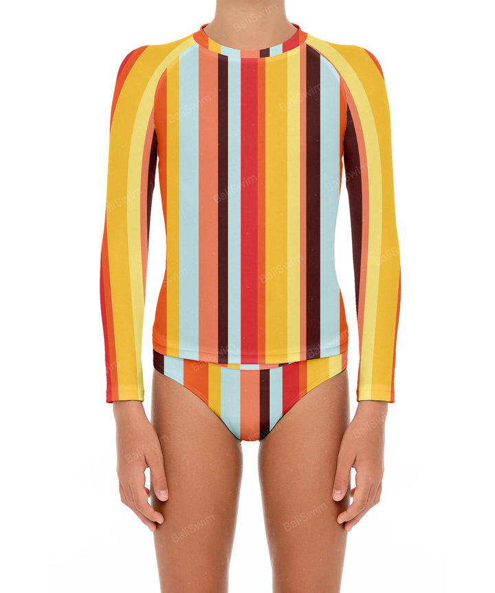 BSGS-RT03 Girl's Rash Guard Top