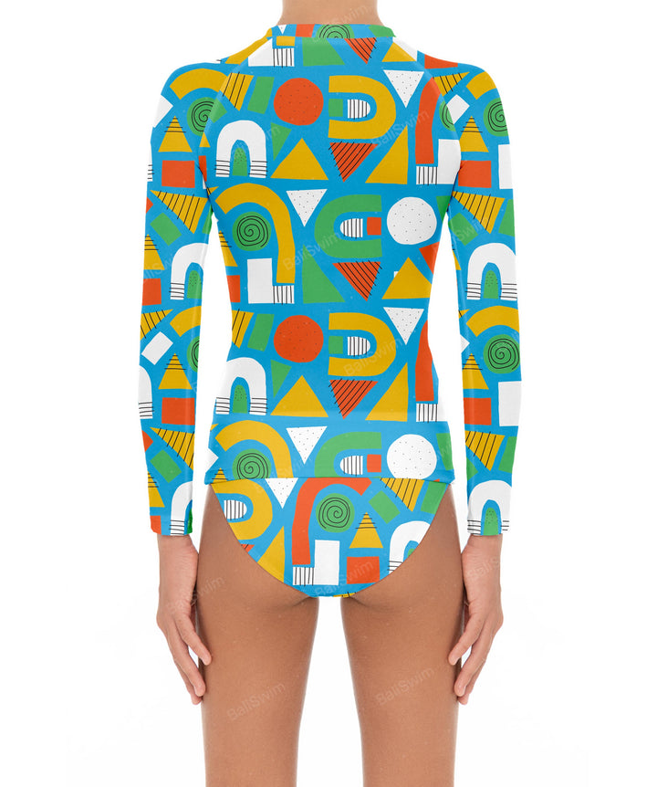 BSGS-RT03 Girl's Rash Guard Top