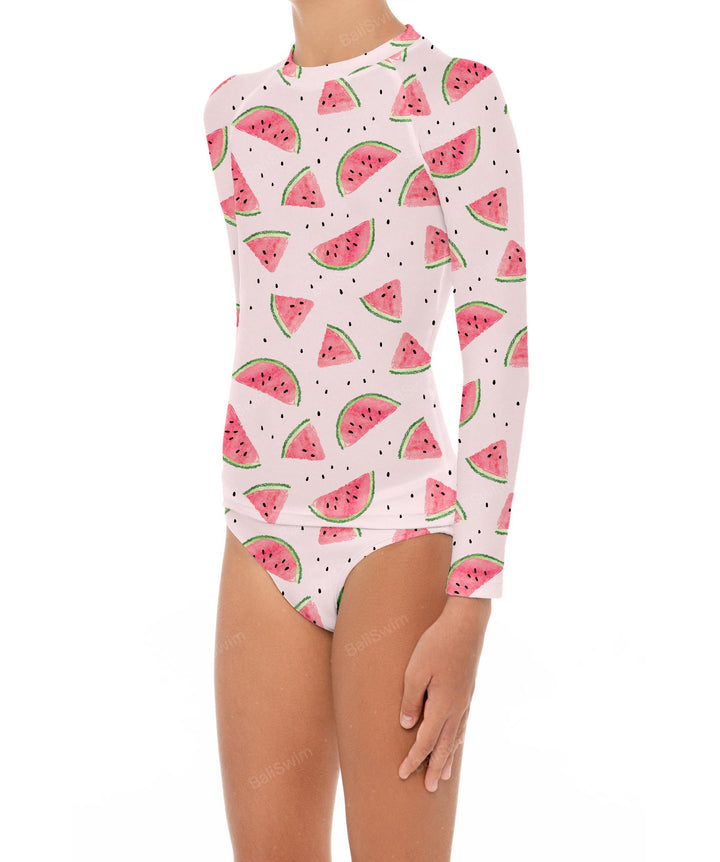 BSGS-RT03 Girl's Rash Guard Top