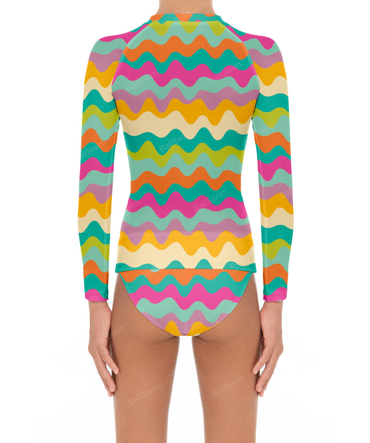 BSGS-RT03 Girl's Rash Guard Top