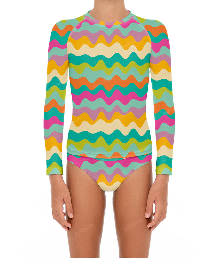 BSGS-RT03 Girl's Rash Guard Top