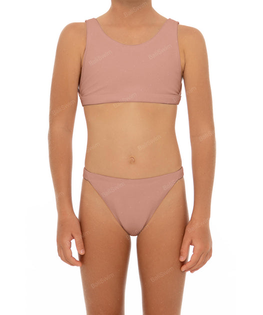 Bamboo Girls Bikini Underwear 3 Pack(Coral Blush/Toast/Magic Cloud) main image 1