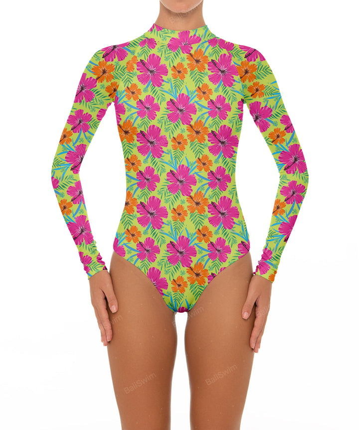 BSWS-R02 One Piece Long Sleeves Rash Guard