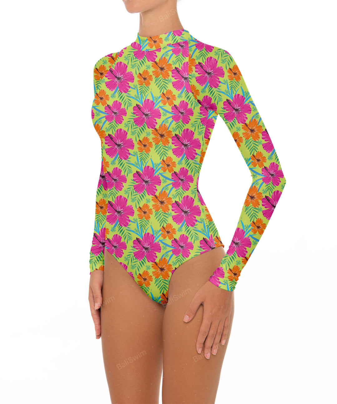 BSWS-R02 One Piece Long Sleeves Rash Guard