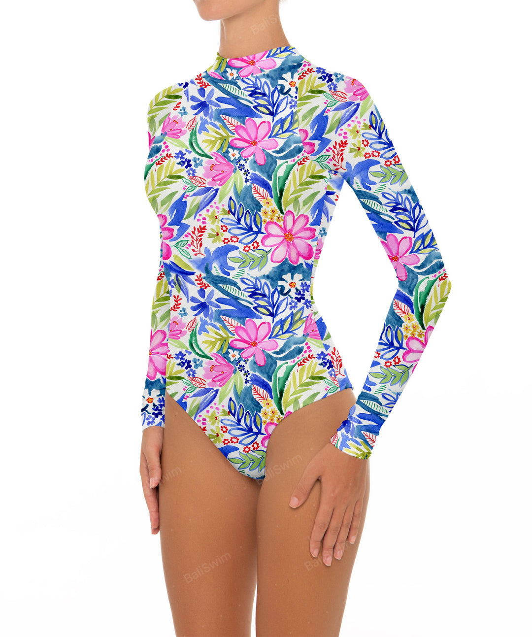 BSWS-R02 One Piece Long Sleeves Rash Guard