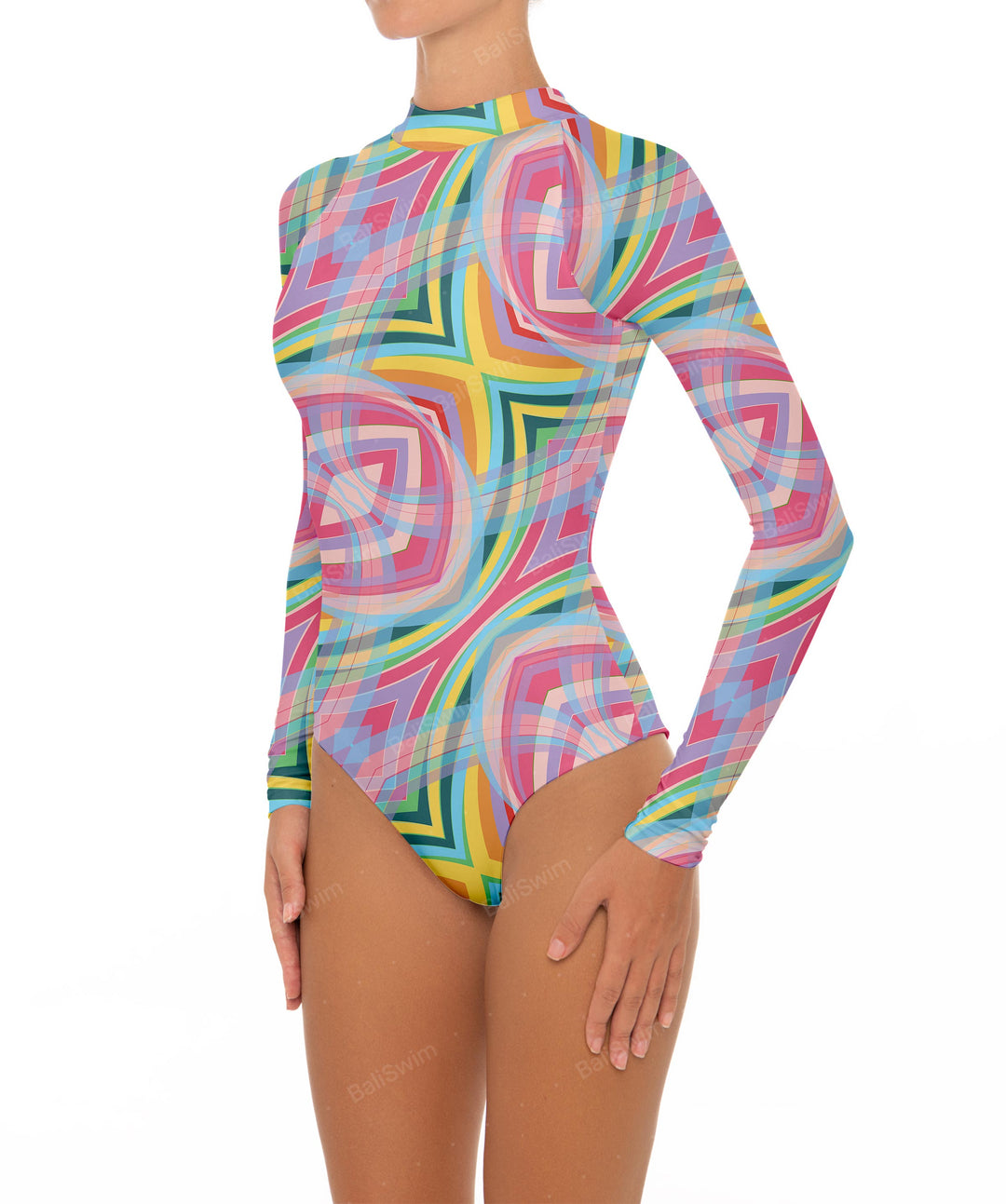 BSWS-R02 One Piece Long Sleeves Rash Guard