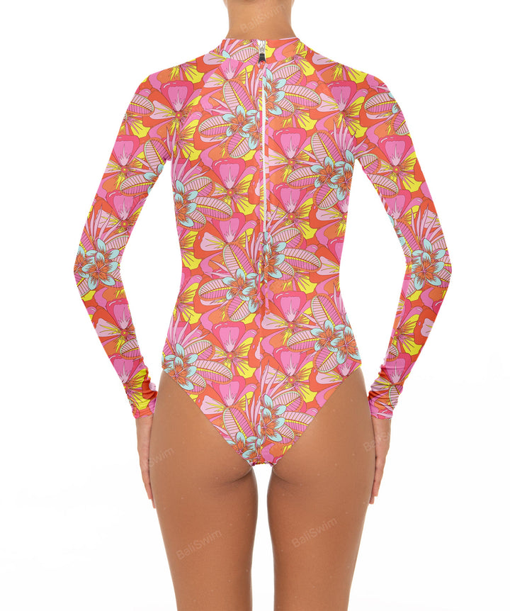 BSWS-R02 One Piece Long Sleeves Rash Guard